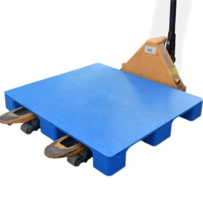 Pallets en plastique de haute capacité de charge de qualité alimentaire bleu/noir/blanc 120*100*15 cm