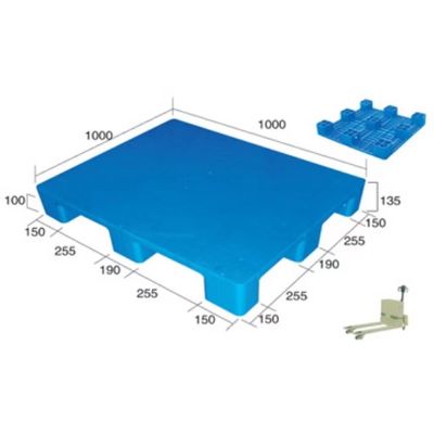 Palette empilable bon marché de PPE de conteneur de palette en plastique jetable de manière de devoir de laboratoire une