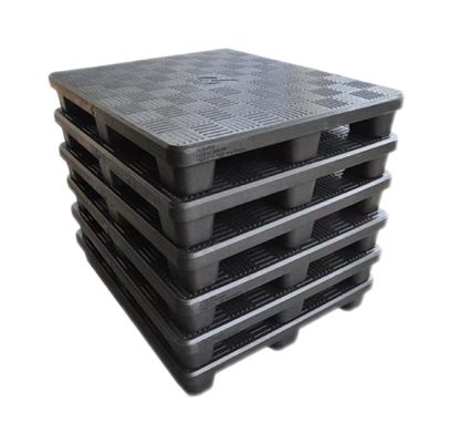 PPE écument les palettes en plastique de surface plane d'entreposage au froid 1200*1100mm