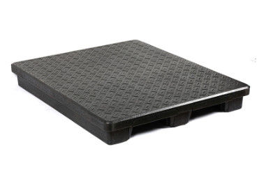 PPE écument les palettes en plastique de surface plane d'entreposage au froid 1200*1100mm