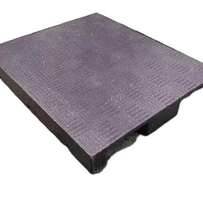 Palettes en plastique faites face simples de PPE de logistique d'euro palette 1200*1000*150mm