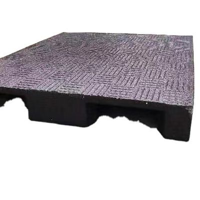 Palettes en plastique faites face simples de PPE de logistique d'euro palette 1200*1000*150mm