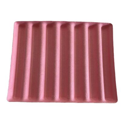 Emballage moulé par pulpe pressé humide jetable de 100% pour les produits cosmétiques