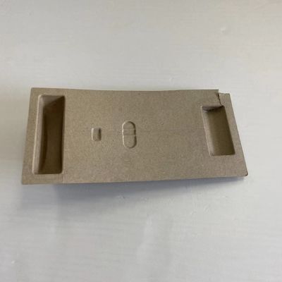 Emballage moulé par pulpe pressé humide jetable de 100% pour les produits cosmétiques