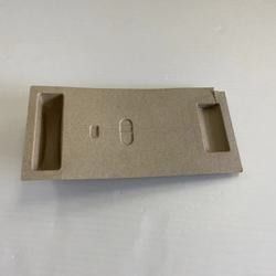 Emballage moulé par pulpe pressé humide jetable de 100% pour les produits cosmétiques