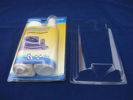 Les boîtes en plastique claires d'emballage de boursouflure de bloc supérieur d'ANIMAL FAMILIER ont adapté aux besoins du client