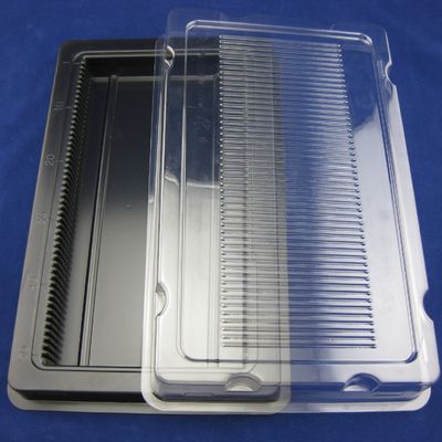 Le conditionnement en plastique accessoire de l'électronique enferme dans une boîte la carte 0.1-2mm de boursouflure