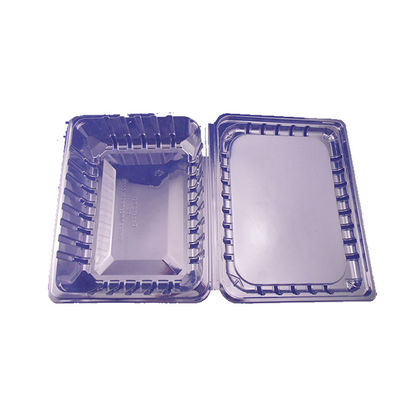 Catégorie comestible de boîtes de conditionnement en plastique de paquet de bloc supérieur d'OEM/ODM