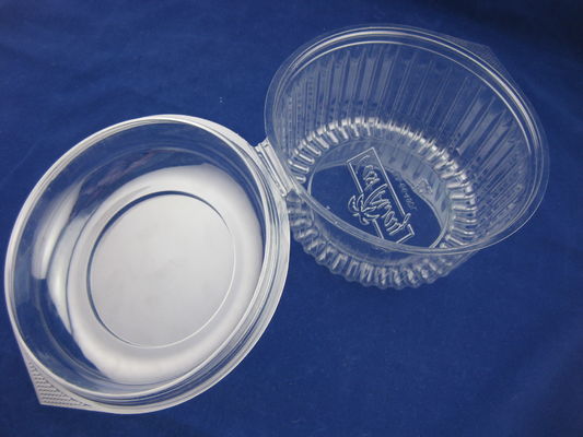 Conteneurs de nourriture biodégradables de bloc supérieur d'ANIMAL FAMILIER en plastique de catégorie comestible 8oz 12oz 16oz