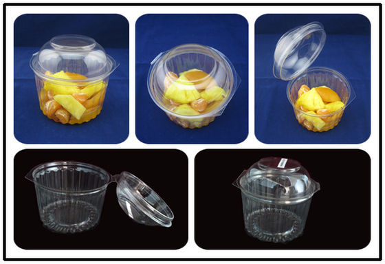 Conteneurs de nourriture biodégradables de bloc supérieur d'ANIMAL FAMILIER en plastique de catégorie comestible 8oz 12oz 16oz