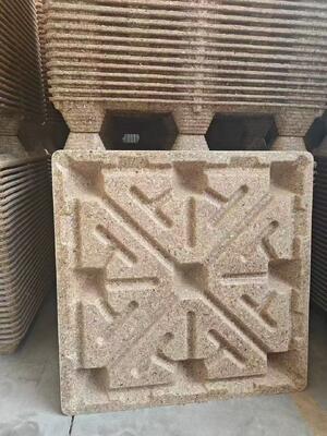 Palettes en bois compressé durables avec un taux d'expansion inférieur à 5 pour cent, adaptées au transport longue distance et interne